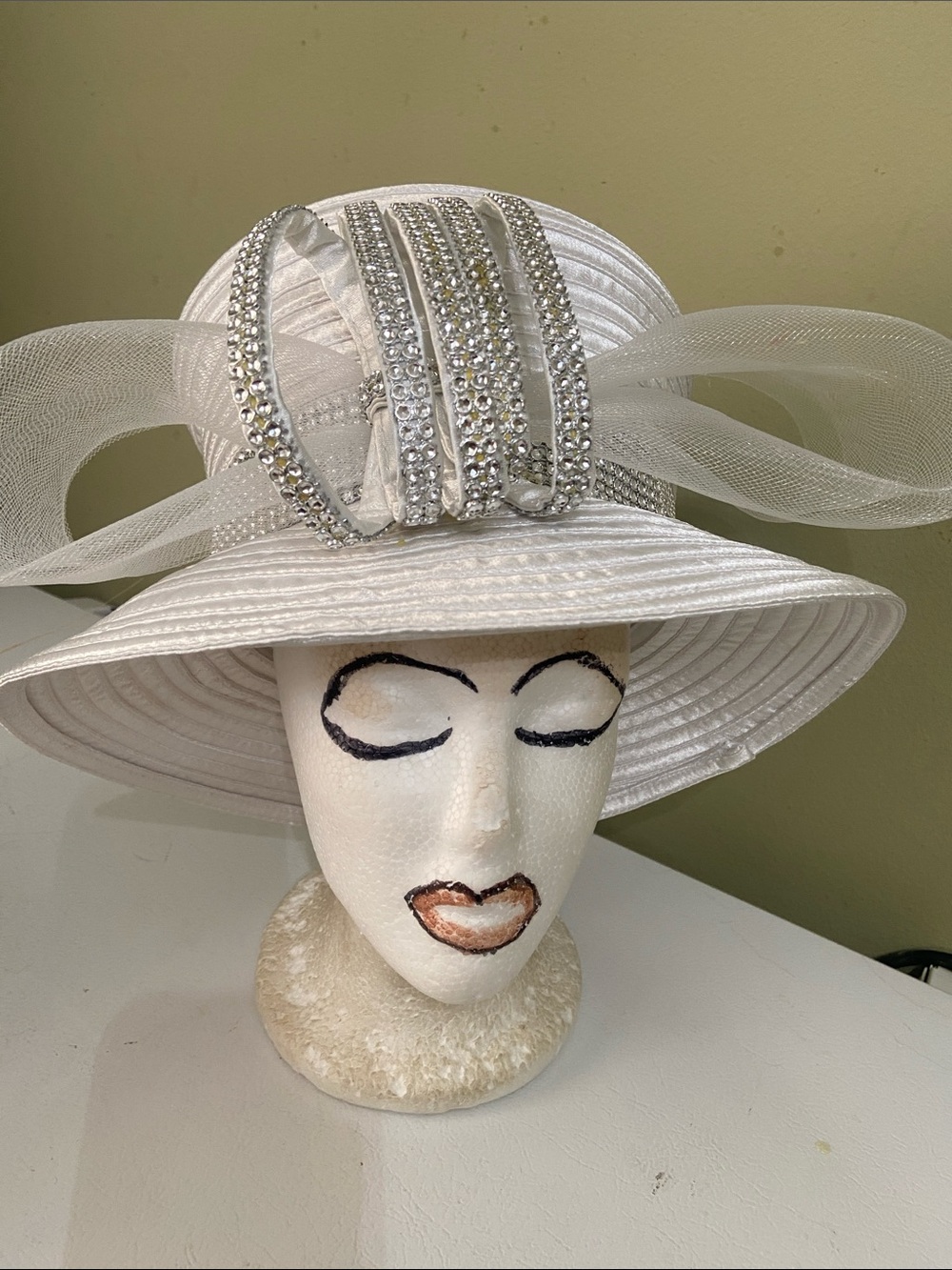 Beautiful White Dress Hat
